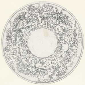 骑驴的巴克斯
菜肴：巴克斯及其随从游行的风景画（系列名称） 作者 无名氏