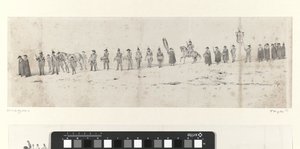1849 年 4 月 4 日已故国王威廉二世在代尔夫特下葬（第 3 张）
1849 年威廉二世葬礼游行的五张连续照片（系列标题） 作者 无名氏