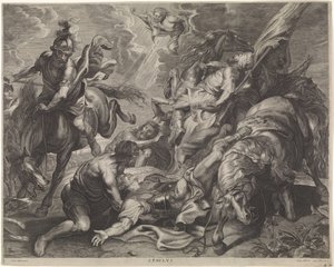 保罗的皈依
S.Pavlvs（物上标题） 作者 骂亚当斯。 bol值