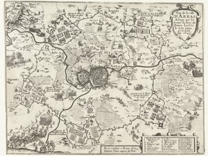 Beleg van Arras door de Fransen, 1640 年
Plan de la ville d