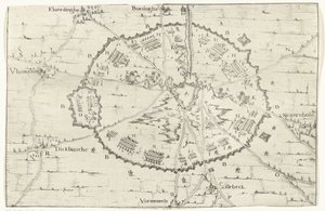 伊普尔围城战，1649 年
1649 年 4 月开始的伊普尔围城战的真实描绘（标题见实物）
Carte demonstrative du siege de la Ville de Ipren commence au mois d