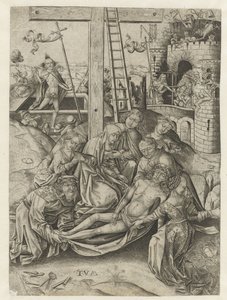 基督的哀歌 作者 以色列·范·麦肯纳姆（Israhel van Meckenem）