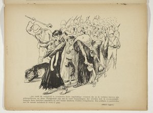 农民妇女和儿童被英国士兵带到集中营 作者 让·韦伯