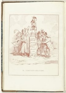 军事委员会，1795 年
军事委员会（物上标题）
再生的荷兰（意大利语版本）（系列名称）
荷兰的再生：所有再生民族的镜子（关于物品的系列标题） 作者 詹姆斯·吉尔雷（可能）