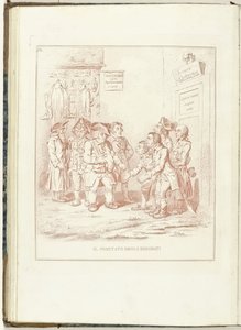 移民委员会, 1795 年
移民委员会（物上标题）
再生的荷兰（意大利语版本）（系列名称）
荷兰的再生：所有再生民族的镜子（关于物品的系列标题） 作者 詹姆斯·吉尔雷（可能）