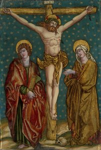 Crucifixion of Christ, with the Virgin and St John 作者 马尔坎通尼奥·莱蒙迪