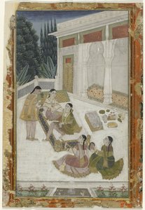 露台上的女士们 作者 无名氏