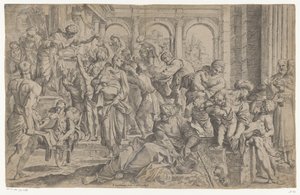 圣洛克斯施舍 作者 Annibale Carracci