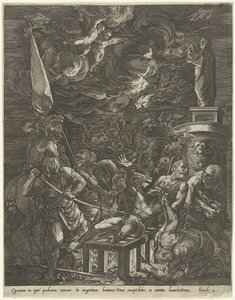 圣劳伦修斯的酷刑 作者 科尼利斯·科尔特（Cornelis Cort）