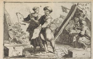 勇敢的巴达维亚人，1673 年
勇敢的巴塔维亚人/Le vaillans Bataviers（物品上的标题） 作者 匿名（可能）