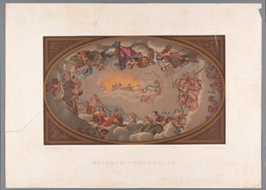 宾内霍夫 (Binnenhof) 特雷夫斯大厅 (Trêves Hall) 的天花板画 特雷维斯房间的天花板（物体上的标题）