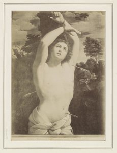 圭多-雷尼描绘圣塞巴斯蒂安殉难的画作的照片再现
ROMA - Martirio di San Sebastiano，Guido Reni。坎皮多格里奥（物体上的标题） 作者 无名氏