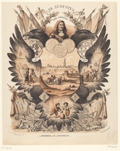 纪念格罗宁根救济 200 周年（1672-1872 年）的纪念牌 作者 埃姆里克和冰儿