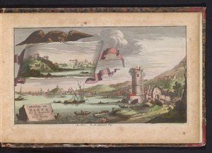 加埃塔景观，1734 年 加埃塔的图像，于 1734 年 8 月 6 日被西班牙人征服（物品上有标题） 作者 无名氏