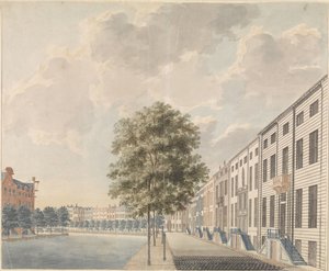 Spiegelstraat 附近的绅士运河景观 作者 无名氏