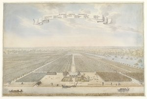 苏里南 Cornelis Vriendschap 种植园景观
科内利斯-弗里奇查普种植园（物体上的标题） 作者 无名氏