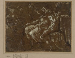 全球各地的哲学家团体（亚伯拉罕和罗得划分了世界？） 作者 Jacopo Tintoretto（拒绝归属）
