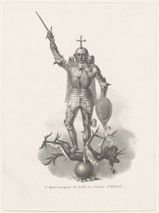 圣米歇尔用荷兰奶酪战胜魔鬼，1830 年
St Michel vainqueur du diable au fromage d