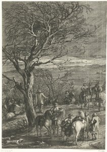 伊佩兰（左页）前的法军，1678 年 作者 亚当·弗兰斯·范·德·穆伦