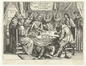 围绕申肯斯堡的游戏，1635-1636 年
Het Vorstelijcke Ravelspel om Schenckenschants / Le Ravel des Princes pour le Fort de Schentks（标题见实物） 作者 西蒙·范德帕塞（可能）