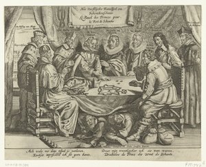 围绕申肯斯堡的游戏，1635-1636 年
Het Vorstelijcke Ravelspel om Schenckenschants / Le Ravel des Princes pour le Fort de Schentks（标题见实物） 作者 西蒙·范德帕塞（可能）