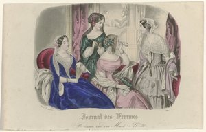 女性杂志》，1840-1851 年，第 1580 插页 作者 安娜伊斯·科林·托杜兹