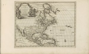 Noord-Amerika 的 Kaart van Midden- en Noord-Amerika
L