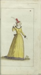 1791 年《时尚与品位内阁》，pl.III： 作者 A.Loosjes
