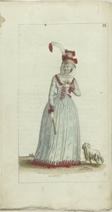 1791 年《时尚与品位内阁》，第 IX 插图。IX 作者 A.Loosjes