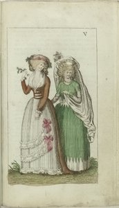 1791 年《时尚与品位内阁》，pl.V 作者 A.Loosjes