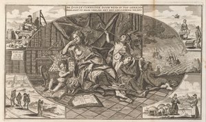 南海公司的投诉，1720 Zuidzé 公司乘风而上达到顶峰/现在与相关人士哀叹其损失（物品标题） 愚人大场面（系列名） 作者 无名氏