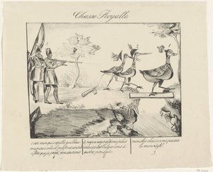 皇家游艇，1830 年
Chasse Royalle（物品上的标题） 作者 无名氏