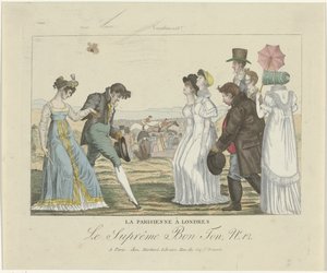 Le Suprême Bon Ton.漫画，1800-1815 年，第 12 期：巴黎人在伦敦 作者 无名氏