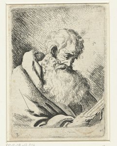 阅读老人 作者 伦勃朗·范·莱恩 (Rembrandt van Rijn)