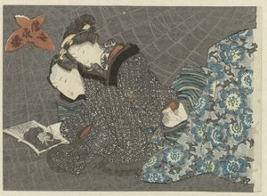 情侣看春宫小册子
雷克和土蜘蛛（系列名称） 作者 无名氏