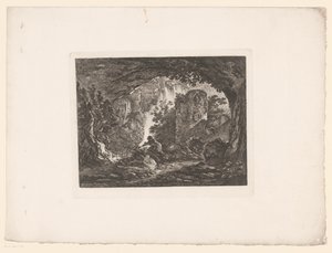 男子逃离蛇 依格纳斯·杜维维耶 (Ignace Duvivier) 的绘画版画（系列标题） Ignace du Vivier 的不同坟墓形象和设计：d