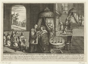 阿姆斯特丹奇迹，1345 年
1345 年在圣城阿姆斯特丹发生的奇迹的真实描绘（标题在实物上） 作者 无名氏
