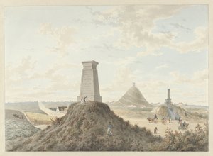 滑铁卢纪念碑，1815 年 作者 Gerrit Lamberts（拒绝归因）