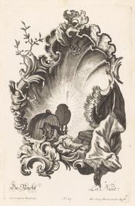 夜
Die Nacht / La Nuit（物品上的标题）
白天部分（系列名称） 作者 约翰·格奥尔格·赫特尔（一）