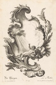 早晨
Der Morgen / Le Matin（物品上的标题）
日间部分（系列名称） 作者 约翰·格奥尔格·赫特尔（一）