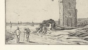 海边灯塔旁的小路
Esaias van de Velde 风景画（系列名称） 作者 以赛亚斯·范德韦尔德