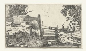 瀑布旁的小路
Esaias van de Velde 风景画（系列名称） 作者 以赛亚斯·范德韦尔德