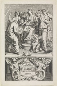 数学的人格化
扉页：Christophorus Rosdrazewski，Disciplinae Mathematicae，[1640-1648］ 作者 无名氏
