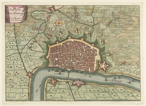 安特卫普地图，约 1706 年
t