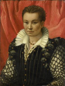 一个女人的肖像 作者 Lorenzo Lotto（拒绝归属）