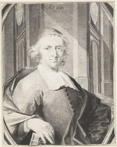 一位不知名牧师的肖像，右侧四分之三处 作者 Pieter van der Hulst (IV)（拒绝归属）