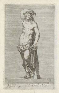 阿波罗雕塑
Appollinis imago in viridario cardinalis de Medicis（物品上的标题）
罗马的古代雕塑（系列名称）
Antiquarum statuarum urbis Romae quae in publicis locis visuntur icones（系列标题） 作者 无名氏