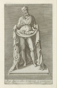 普里阿普斯雕像
Priapi effigies in aedibus d