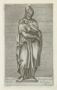 雕刻家的雕像
Parthorum rex captivis Romae in aedibus Farnesianis（物品上的标题）
罗马的古代雕塑（系列名称）
Antiquarum statuarum urbis Romae quae in publicis locis visuntur icones（系列标题） 作者 无名氏