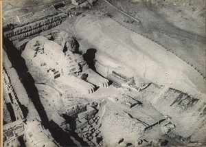 从空中看吉萨狮身人面像 作者 无名氏
